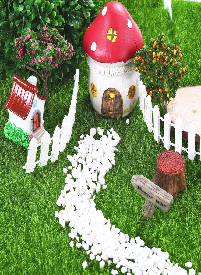 Elcoho 36 Pieces Fake Grass for Crafts Fairy Garden 6 x 6 Inches Artificial Garden Grass for Miniature Ornament Dollhouse DIY Decoration - Image 4
